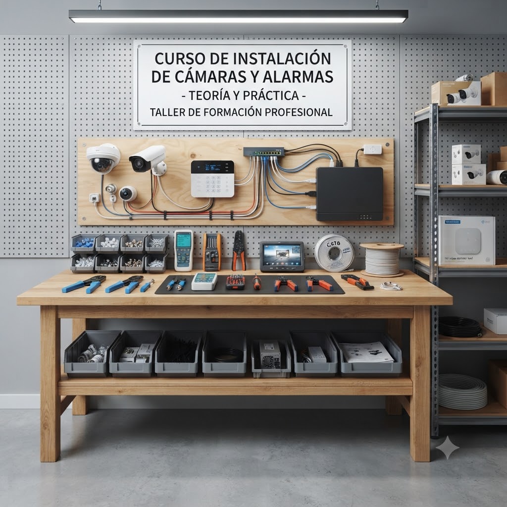 Curso de Instalación de Cámaras y Alarmas