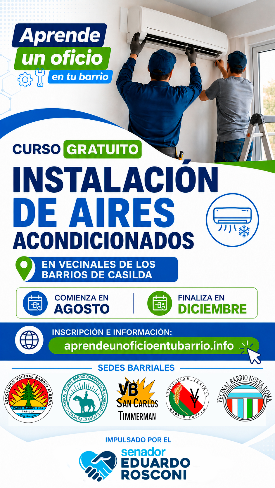 Flyer Curso de Aires Acondicionados